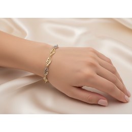 Zlatý 585/1000 náramek anker 1721