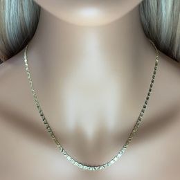 Zlatý 585/1000 řetízek z bílého zlata anker 1394