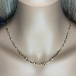 Zlatý 585/1000 řetízek vícebarevný žiletkový 1424