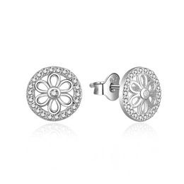 MOISS stříbrné náušnice KVĚTINA