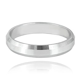 MINET+ Stříbrný snubní prsten 4.5 mm