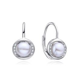 MOISS perlové stříbrné náušnice