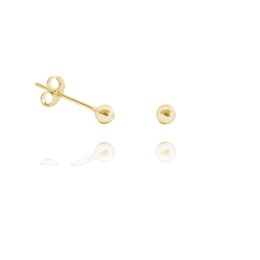 MINET Moderní rose gold stříbrné náušnice kapky