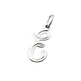 Zlatý přívěsek z bílého zlata písmeno