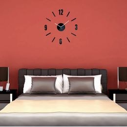 Flexistyle z54g - dubové nalepovací hodiny s průměrem 50-75 cm
