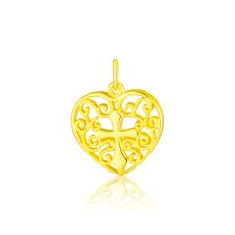 Přívěsek JVD SVLP1434XF3GO00 stříbrný