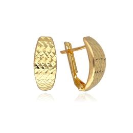 MOISS náušnice ze žlutého zlata