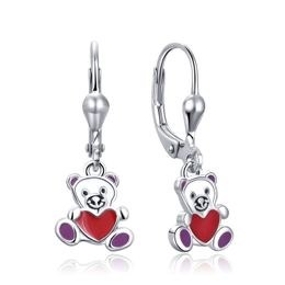 MOISS stříbrné náušnice MEDVÍDEK