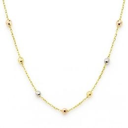 Zlatý náhrdelník vícebarevný