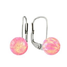 MOISS stříbrné náušnice OPÁL