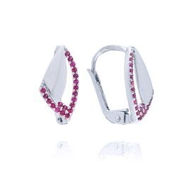 MOISS náušnice z bílého zlata