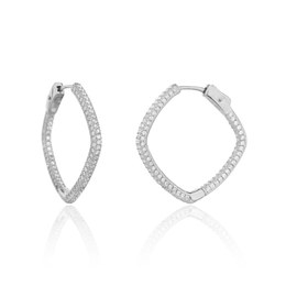 Náušnice JVD SVLE3386XJ6BI00 stříbrné