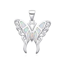 MOISS stříbrný přívěsek OPÁL MOTÝL