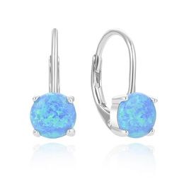 MOISS stříbrné náušnice OPÁL