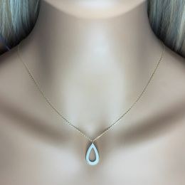 Zlatý 585/1000 řetízek vícebarevný žiletkový 1424