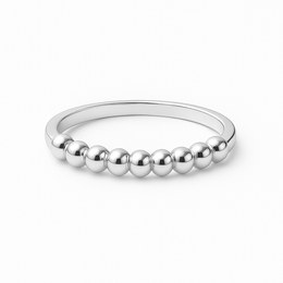 Zlatý prsten z bílého zlata