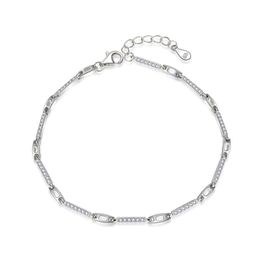 Stříbrný náramek se zirkony