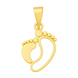 Zlatý 585/1000 přívěsek ze žlutého zlata nožičky P69974