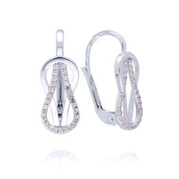 MOISS náušnice z bílého zlata