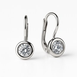 Stříbrné náušnice se zirkonem