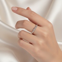 MOISS prsten z růžového zlata