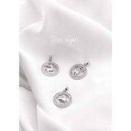 Přívěsek JVD stříbrný