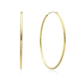 MOISS stříbrné náušnice GOLD