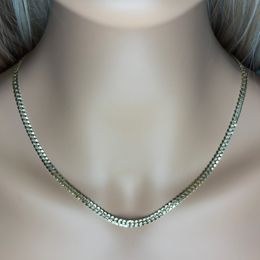 Zlatý 585/1000 řetízek z bílého zlata anker 1394