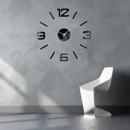 Flexistyle z54g - dubové nalepovací hodiny s průměrem 50-75 cm
