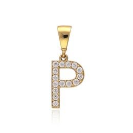 MOISS přívěsek ze žlutého zlata PÍSMENO P