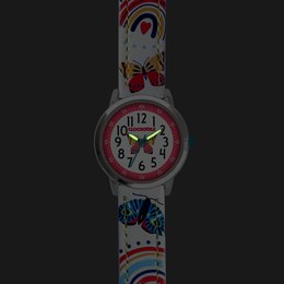 Květované bílé dívčí hodinky CLOCKODILE FLOWERS CWG5025