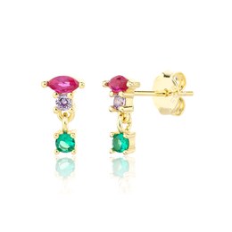 Náušnice JVD SVLE3324XJ6GO00 stříbrné