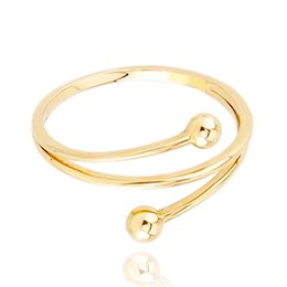 MINET Zlatý prsten s kuličkami Au 585/1000 vel. 53 - 1,40g