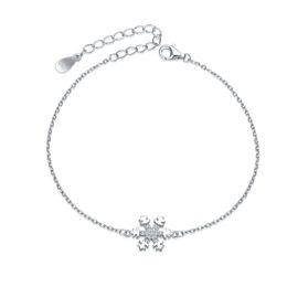 MOISS stříbrný náramek VLOČKA