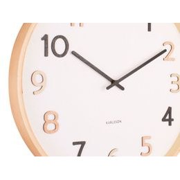 Hodiny CalleaDesign 10-114-14 45 cm caffe latte