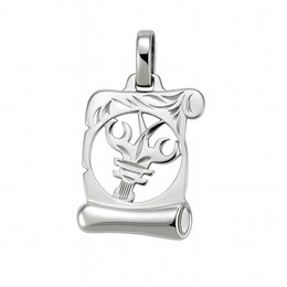 Zlatý přívěšek z bílého zlata zvěrokruh Rak