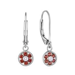 MOISS stříbrné náušnice KVĚTINA