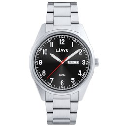 LAVVU Ocelové pánské hodinky FOSEN Dark Grey LWM0311