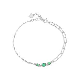 Náramek JVD SVLB0546XF3BI18 stříbrný