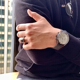 Reflexní žlutý řemínek k hodinkám CLOCKODILE CSX0011
