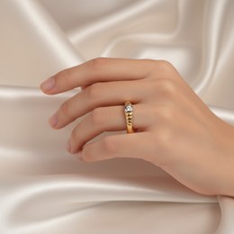 Zlatý prsten s gravírováním