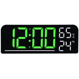 JVD SB8027.2 - velké stolní nebo nástěnné stále svítící hodiny s teplotou a vlhkostí v místnosti