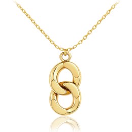 MINET Luxusní zlatý náhrdelník Au 585/1000 2,60g