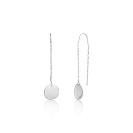 Náušnice JVD stříbrné