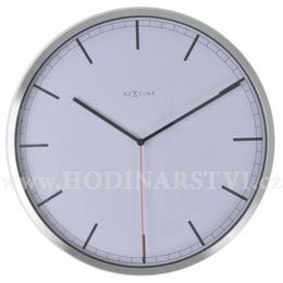 Hodiny NEXTIME 3071wi Company White Stripe 35cm