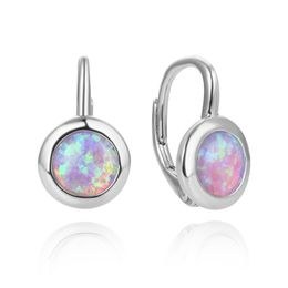 MOISS stříbrné náušnice OPÁL