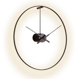 Nomon Ombra mini 55 cm - Designové nástěnné hodiny s LED podsvětlením v rámu