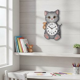 JVD NS21053.1 - Nástěnné skleněné hodiny