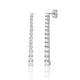 Náušnice JVD SVLE3419XJ6BI00 stříbrné