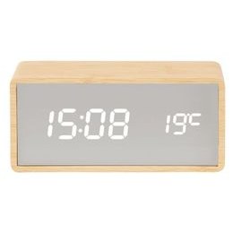 Designové LED hodiny - budík KA5861GR Karlsson 20cm